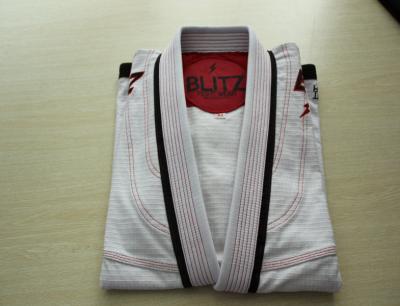 China Ropa blanca por encargo de los artes marciales de Jiu Jitsu del brasilen@o del soldado enrollado en el ejército en todo el tamaño en venta