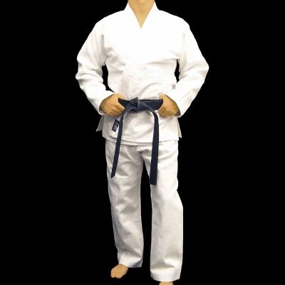 China Customized bamboo fabric Judo Uniform Martial Arts Clothes , White for sale