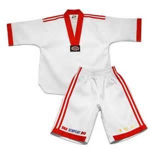 China White Cotton Adult WTF Taekwondo Uniform Emboidery 110cm to 210cm for sale