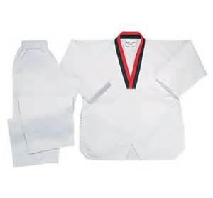 China Long Sleeve taekwondo clothing / Tae Kwon Do Uniforms Customized for sale