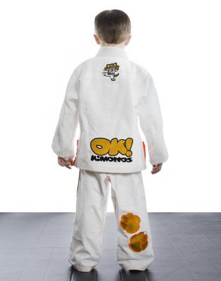 China Custom Martial Arts Uniforms Cute Gi Brazilian Jiu Jitsu in White for sale