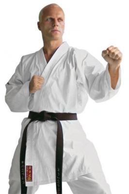 China Chuck Norris White GI Karate Uniform Martial Arts Wear 100% Cotton for sale