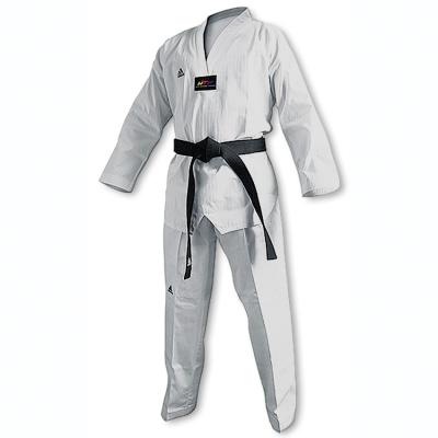 China White Heavyweight Childrens Karate Suits Martial Arts Clothing with Black Belt for sale