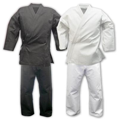 China Custom Lightweight Karate Gi / Black Karate Uniform 100cm - 150 cm Size for sale