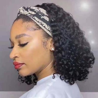 China Silky Straight Raw Virgin Indian Pixie Short Curly Bob 99J Burgundy Wave Cuticle Aligned Lace Front Hair Wigs for sale