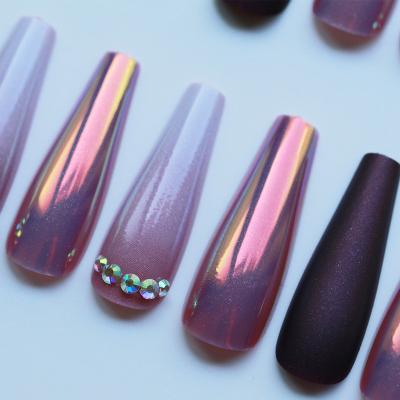 China Easy Apply False Nails Glitter Bit Wraps Diy Nail Kit False Products Accessories Nail Acrylic Drill Bits for sale