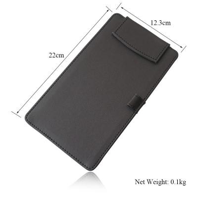 China OEM A6 Cover Office Leatherette Signature Pad CLASSIC Stationery Writing Board with Magnet for sale