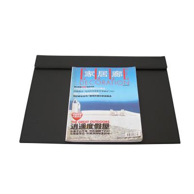 China A3 Leather Pads Black Leather Clipboard A3 Desk Pads Rectangle Office Supplies Clipboard Desk Pads for sale