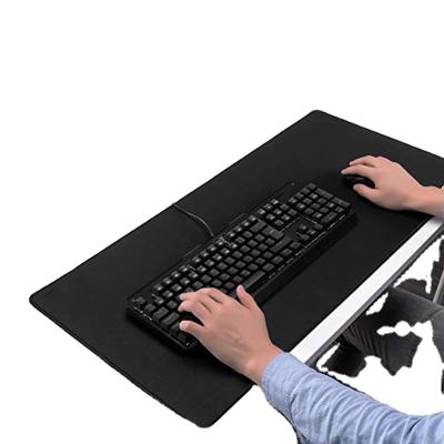 China Wholesale Custom 80*40cm Wooden Computer Desk Protector Stocked Leather Smooth Mat, Desk Pad for sale