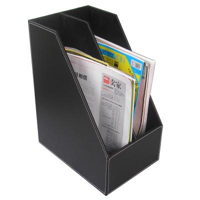 China Leather Organizer Tray For Office Folder Tray Leather Desk Organizer Office Folder Organizer Document for sale