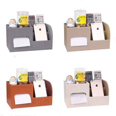 China New CLASSIC Designed Office Paper Storage Box OEM Leather Utility Tissue Box PU Leather for Toilet Paper for sale