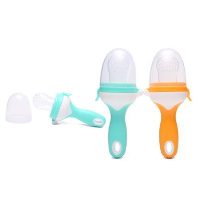 China Hot Selling BPA Free Fruit Vegetable Infant Bottle BPA Free Silicone Nipple Teat Bite For Kids Baby Feeder for sale