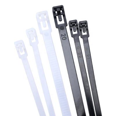 China Eco-friendly flexible nylon cable tie retractable instant cable tie 7.6*250*350*400 for repeated use for sale