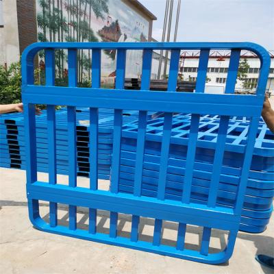 China Hot sale high quality durable euro size warehouse forklift galvanized steel pallet single face pallet heavy plate heavy for sale