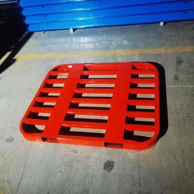 China Customized Durable In A Variety Of Colors Steel Structured Manufacturers 4 x 6 Affordable Forklift Pallets Iron Steel Pallet Forklift for sale