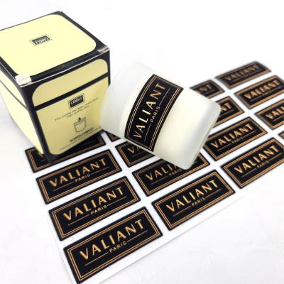 China Digital Printing Gold Stamp Wedding Candle Stickers Scented Decorative Candle Business Labels for sale