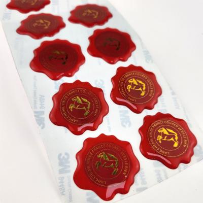 China 3D Kuppel Epoxysticker Kristallklare Vinylsticker UV-beständig zu verkaufen