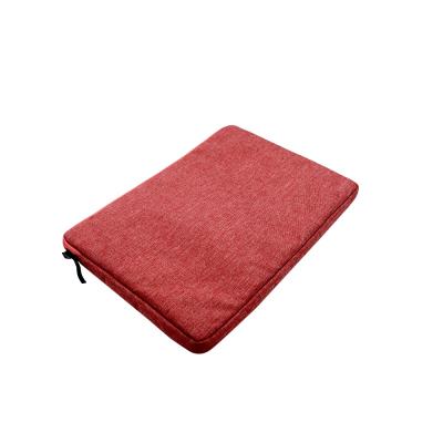 China Laptops/tablets custom logo 12 13 14 15 inch red polyester laptop bag zipper zipper notebook sleeve laptop bag for sale