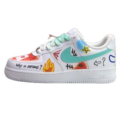 China CUSHIONING Nintendo Graffiti AF Slow Walking Sports Shoes No. 1 High Quality All-Match Low Top Sports Shoes for sale