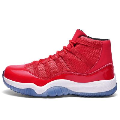 China CUSHIONING 2022 High Quality AJ 11 Fashion Casual Basketball Shoes Men Red Top Sneakers Women High Tops for sale