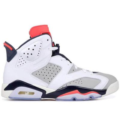 China High Quality AJ 6 White Running Shoes Gray Infrared Casual Sports Shoes Retro Script Basketball Shoes for sale