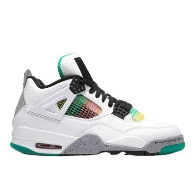 China CUSHIONING OG quality AJ 4 casual fashion basketball shoes suede shoes retro fashion tricolor sneakers for sale