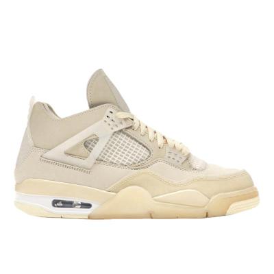 China CUSHIONING New High Quality Joint AJ 4 OUCH Basketball Shoes Beige Sneakers Fashion S Retro Sports Shoes for sale