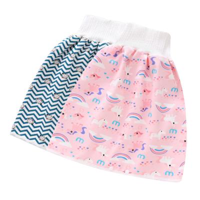 China Printed Size 4 To 8 Girl Years Old Comfortable Cloth Washable Training Baby Kids Adult Diaper Skirt For Baby for sale