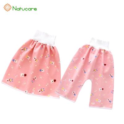 China Printed Baby Diaper Protective Cotton Training Pants Cloth Print Diaper Waterproof Colorful Portable Diaper Skirt Changing Skirt for sale