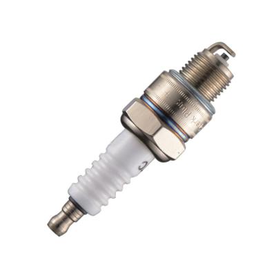 China Nickel alloy low price motorcycle spark plug for lawn mower engines E6TC, R7HAS, BP6HS, CG125, EX110, JH70, JOG50C, AG100 for sale