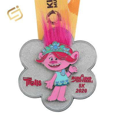 China Europe Best Quality Chinese Cheap Custom White Small Custom Personalized Running Commemorative Competition Color Cheap Sports Medals for sale