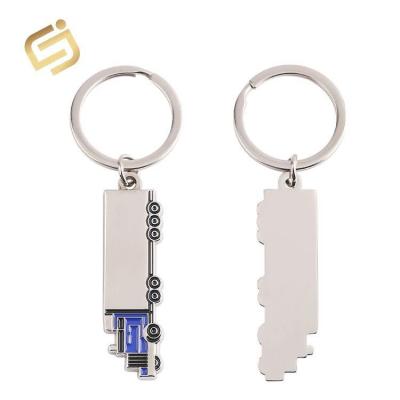 China 3D Custom Color Personalized Car Key Chain Metal Logo Souvenir for sale