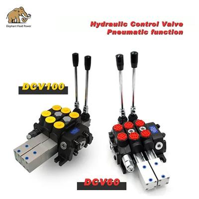 China 350 bar sectional hydraulic control valves DCV60 DCV100 DCV140 Series for sale