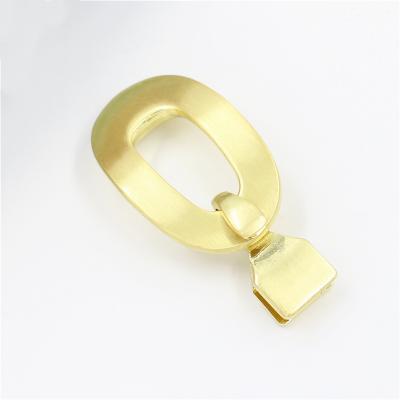 China High quality lightweight zinc alloy leather bag hook belt buckle fashion/personality gold DIY buckle decorative jewelry accessories for sale