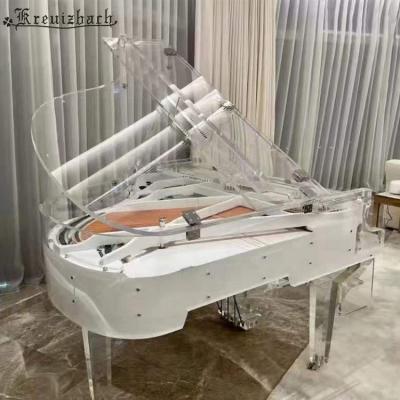 China Mechanical KG-153 Most suitable for home use transparent acrylic grand piano keyboard instrument Acoustic piano for sale