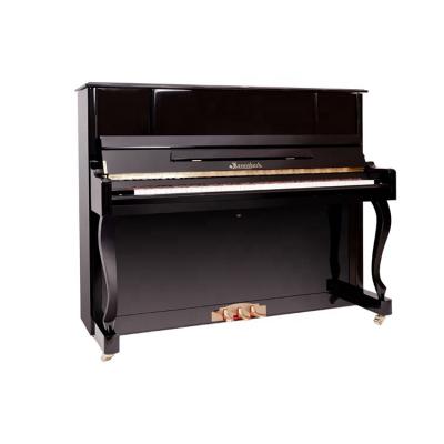 China KU-123 mechanical the most popular factory produces the black polished upright acoustic piano for sale