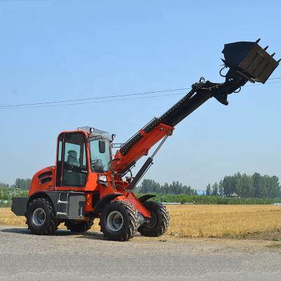 China Building Material Shop Telescopic Telescopic Boom Mini Loader 1.5ton Wheel Loader For Sale for sale