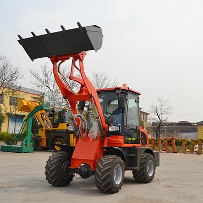 China Building Material Stores CE Certificate 4x4 Mini Front End Backhoe Loaders 0.8ton Wheel Loader For Sale for sale