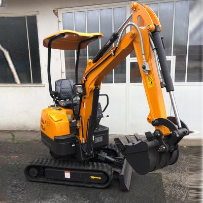 China Construction Machinery 1.6 Ton Import Mini Excavator Tire Excavator Factory 1.6ton Mini Excavator for sale