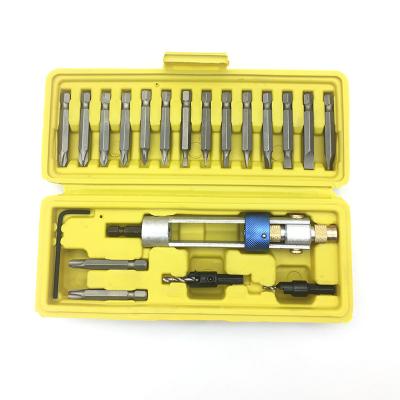 China Woodworking Drill Bit Screwdriver Set Half Time Countersink Drilling 20Pcs HSS Head Tool for sale