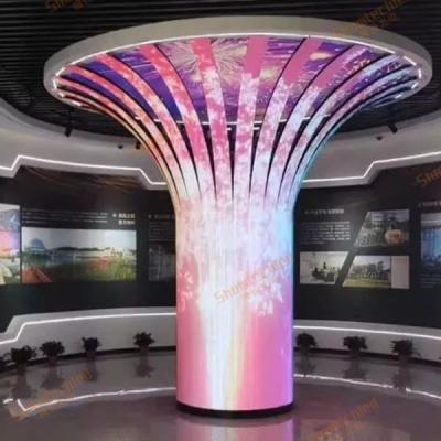 China Módulo flexible interior de la pantalla LED, pantalla flexible P2.5 de la publicidad del LED en venta