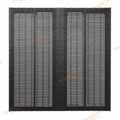 China 3840Hz Mesh LED Display Advertising Curtain Media Mesh Facade P6.25 LED Display for sale