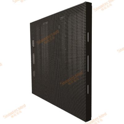 China pantalla 3840Hz LED Mesh Screen Outdoor de la pantalla LED de 6500cd/M2 3D 1000 x 1000m m en venta