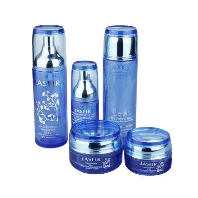 China Personal Care Laneige Cosmetic Glass Cream Jar With Double Layer Cap for sale