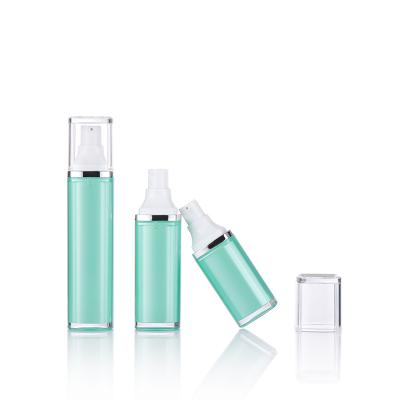 China 15ml 30ml 50ml Square Pack Cosmetic Airless Pump Bottles Cosmetic Lotion Bottles for sale