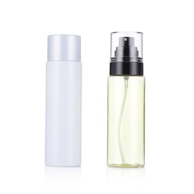 China 100ml 120ml PET Cosmetic Non Airless Spray Bottles Empty Plastic Bottle With Sprayer Pump New Product for sale