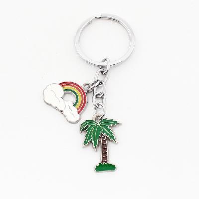 China Promotion Small Lilangda Coconut Tree Personality Hainan Sanya Special Tourist Souvenir Coconut Tree Gift Main Chain Pendant Keyc for sale