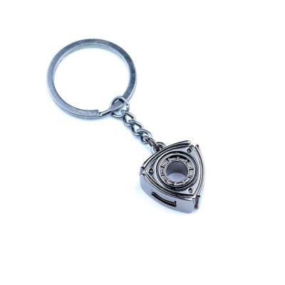 China Lilangda Car Triangle Key Chain Rotary Rotor Gear Mode Polished Silver Auto Part Accessories Automotive Engi Triangle for sale