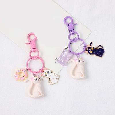 China Promotion Gift Anime Sailor Moon Keychain Cute Cartoon Keychains Personality Small And Simple Doll Pendant Key Ring Pandent for sale