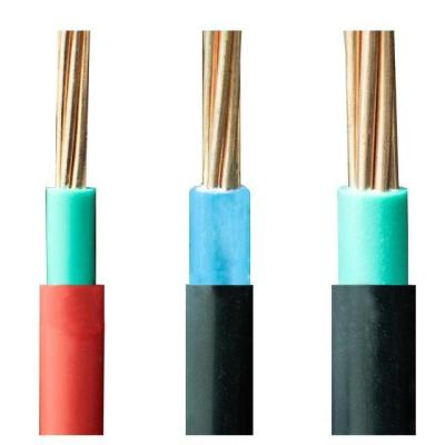 China Power Bv/Bvr/Bvv/Bvvr Electrical Wire & Cable Solid/Stranded Copper Conductor Pvc Insulated Electric Wire 300/350V for sale